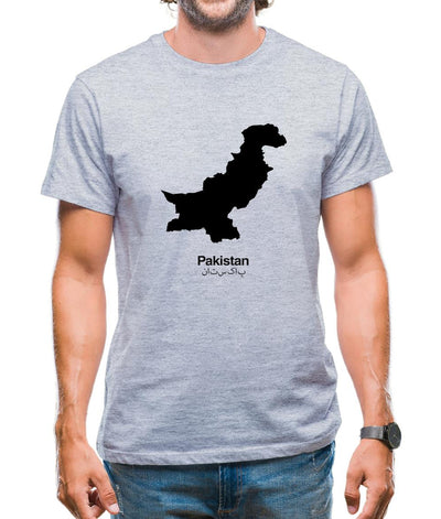 Pakistan Silhouette Mens T-Shirt