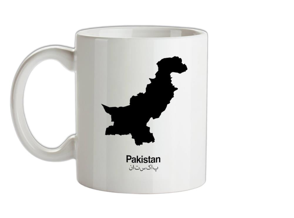 Pakistan Silhouette Ceramic Mug