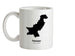 Pakistan Silhouette Ceramic Mug