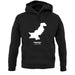 Pakistan Silhouette unisex hoodie