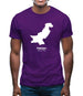 Pakistan Silhouette Mens T-Shirt