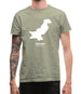 Pakistan Silhouette Mens T-Shirt