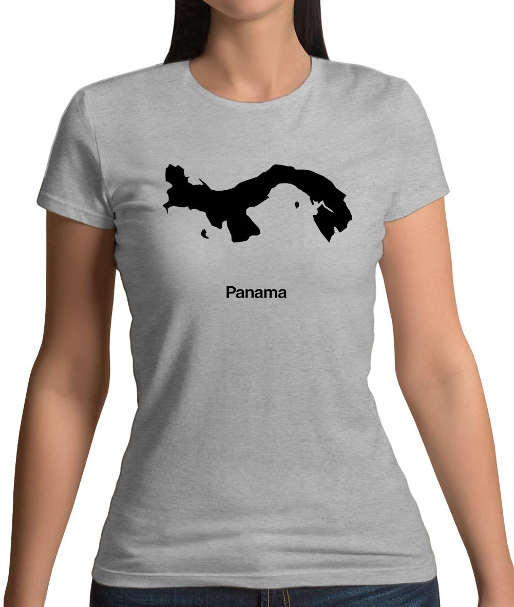 Panama Silhouette Womens T-Shirt