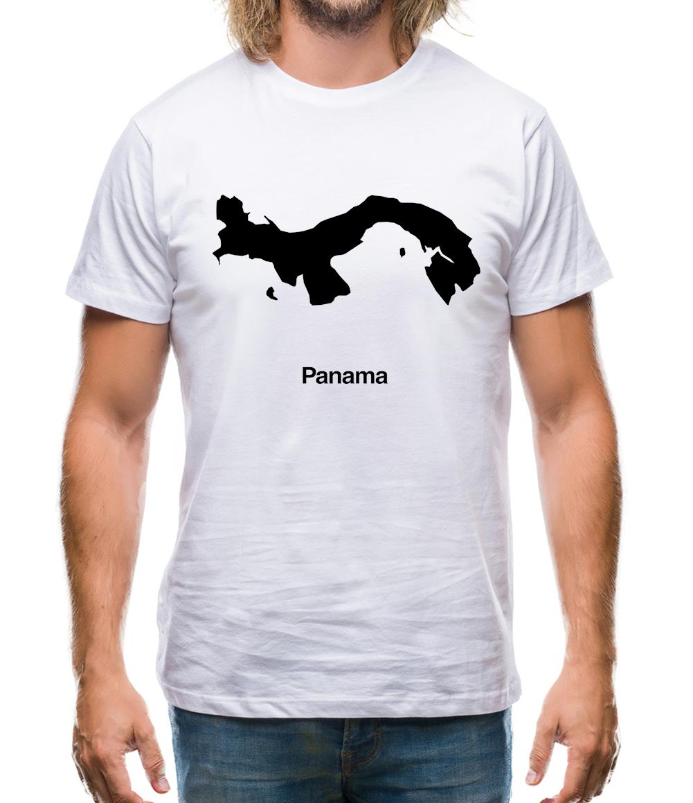 Panama Silhouette Mens T-Shirt
