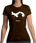 Panama Silhouette Womens T-Shirt