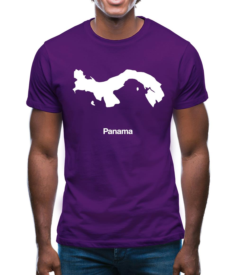Panama Silhouette Mens T-Shirt