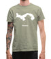 Panama Silhouette Mens T-Shirt