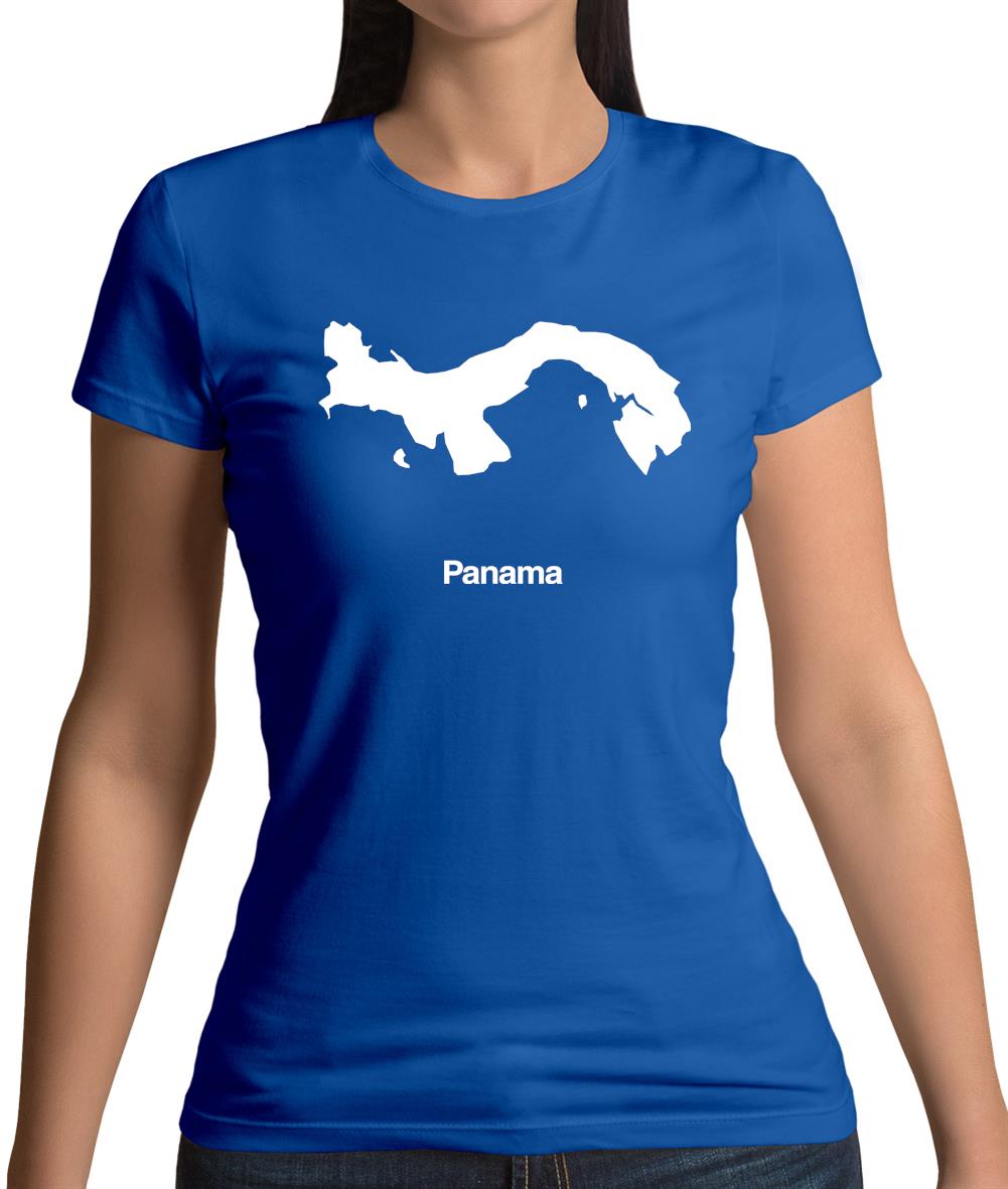 Panama Silhouette Womens T-Shirt