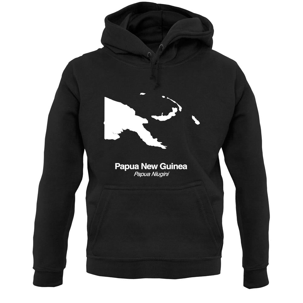 Papua New Guinea Silhouette Unisex Hoodie