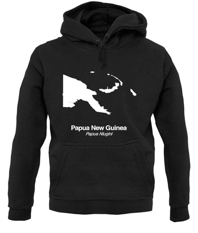 Papua New Guinea Silhouette unisex hoodie