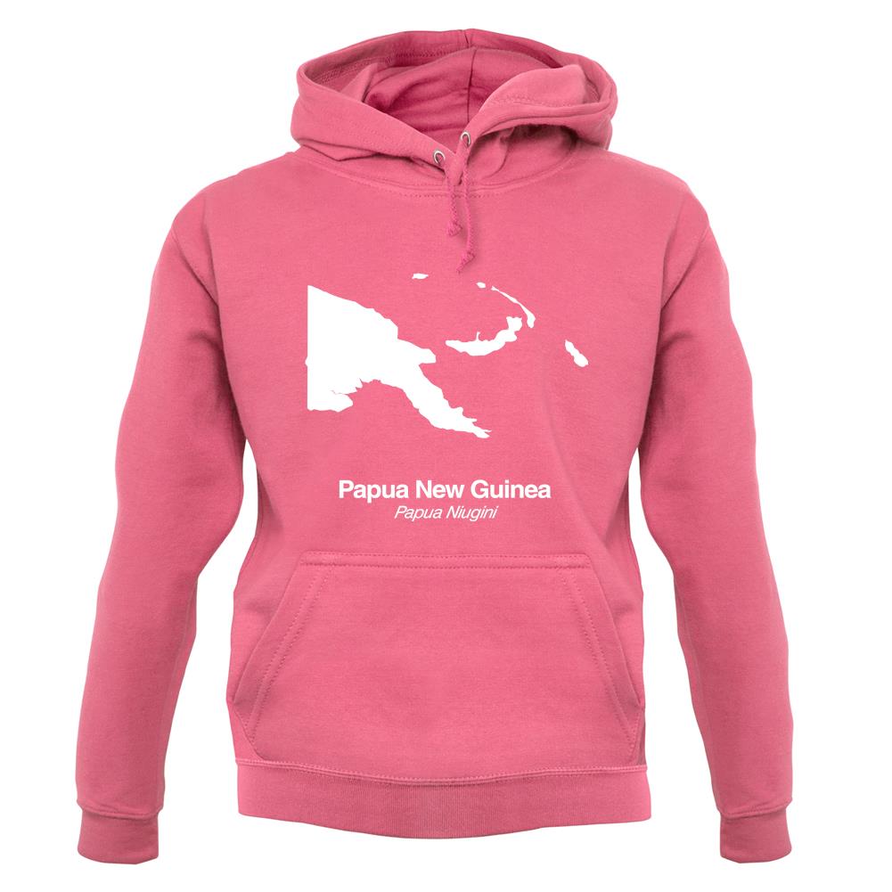 Papua New Guinea Silhouette unisex hoodie