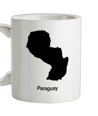 Paraguay Silhouette Ceramic Mug