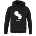 Paraguay Silhouette unisex hoodie