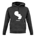 Paraguay Silhouette unisex hoodie