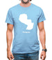 Paraguay Silhouette Mens T-Shirt