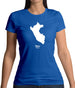 Peru Silhouette Womens T-Shirt