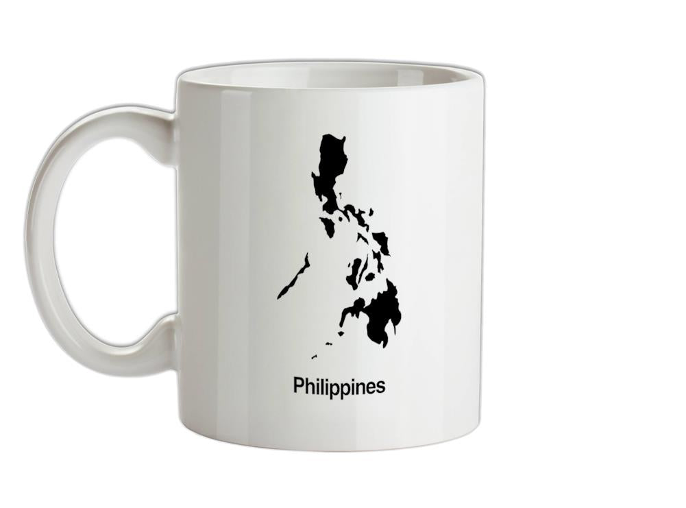 Philippines Silhouette Ceramic Mug
