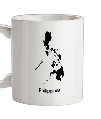 Philippines Silhouette Ceramic Mug