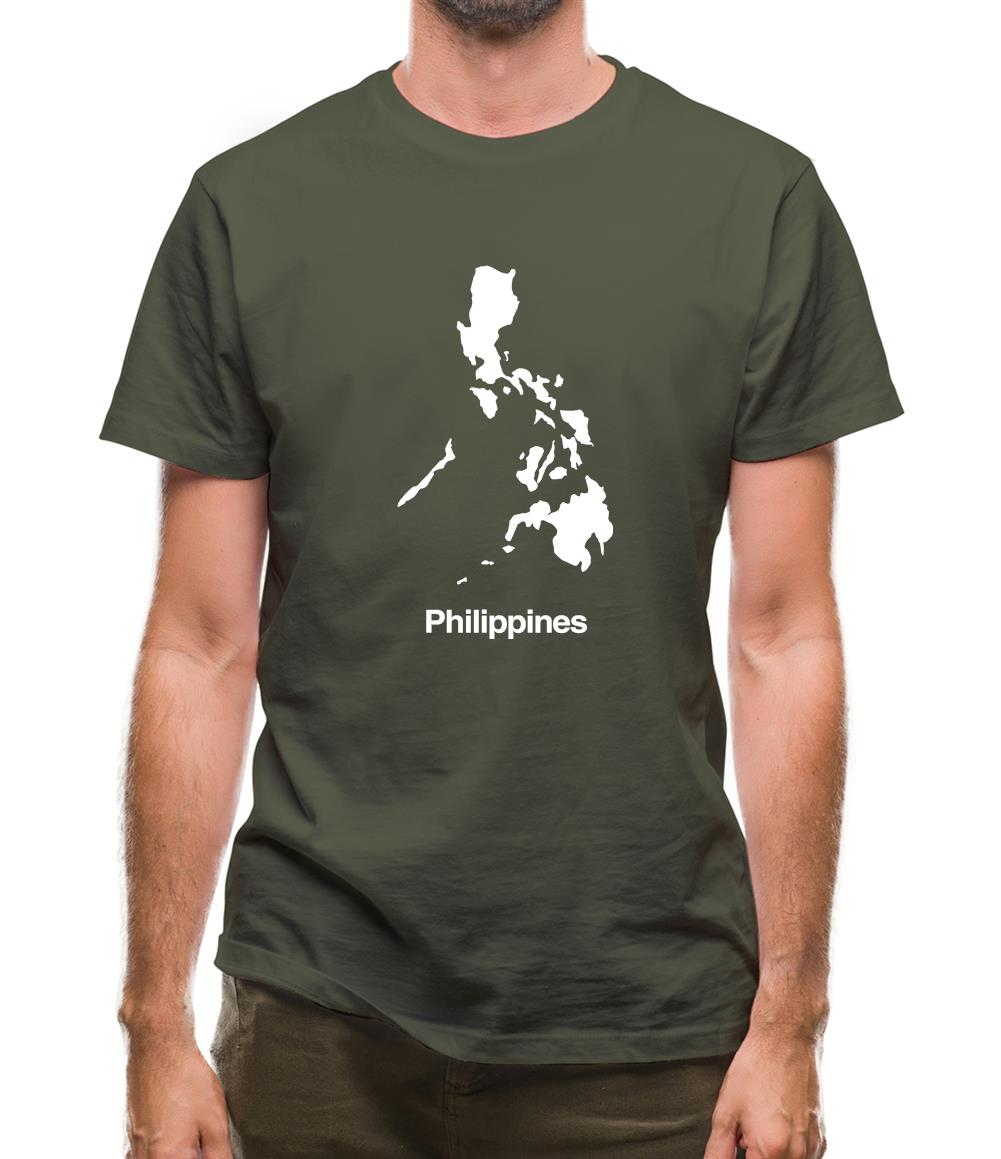 Philippines Silhouette Mens T-Shirt