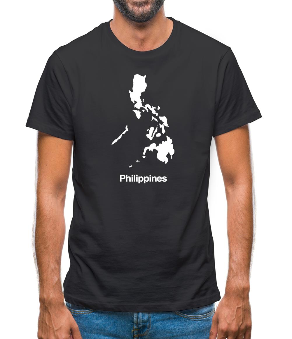 Philippines Silhouette Mens T-Shirt