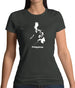 Philippines Silhouette Womens T-Shirt