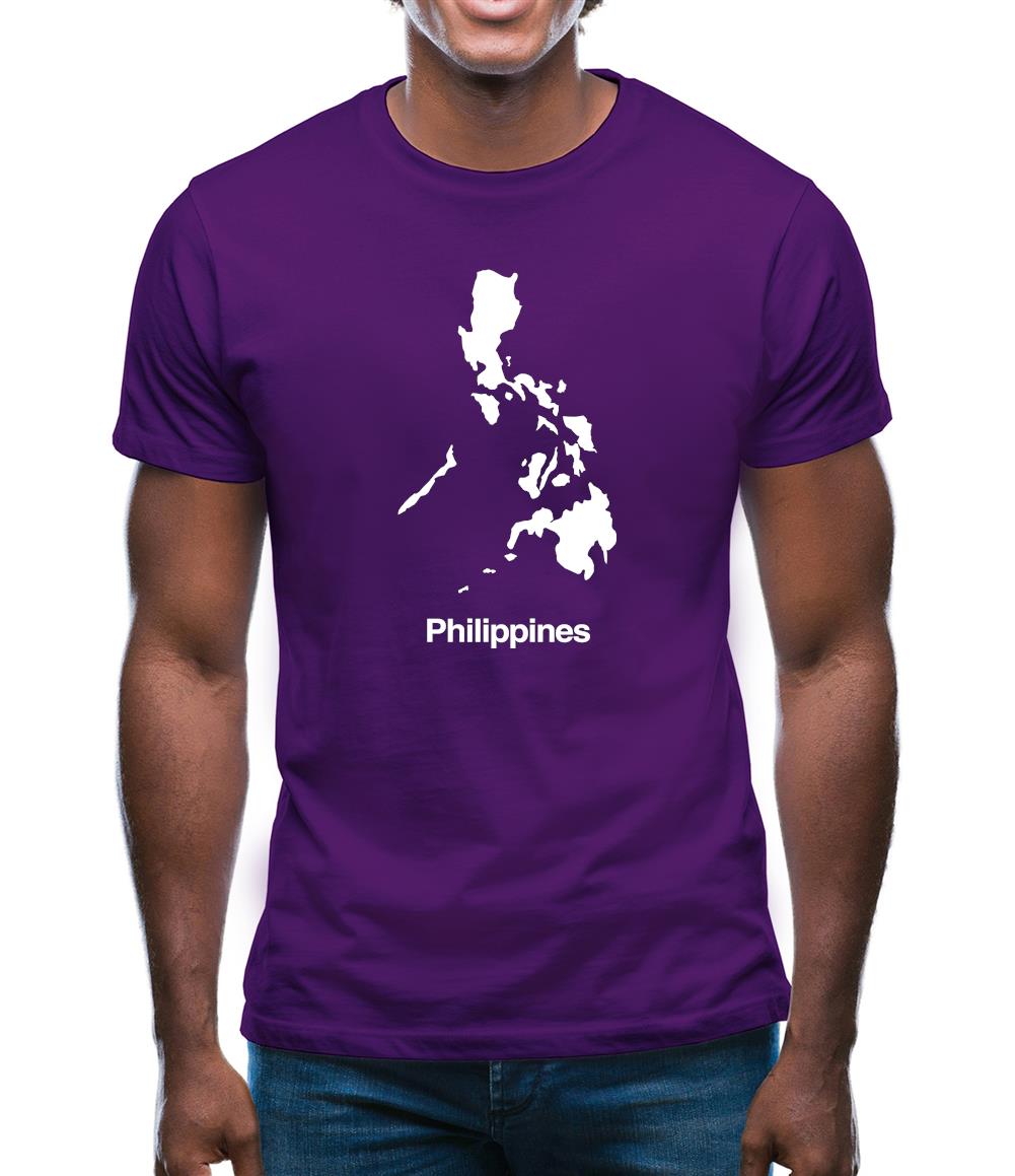Philippines Silhouette Mens T-Shirt