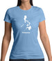 Philippines Silhouette Womens T-Shirt