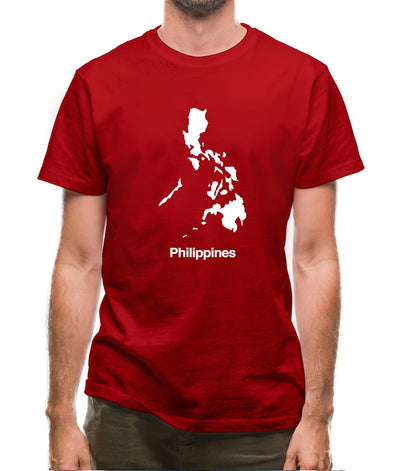 Philippines Silhouette Mens T-Shirt