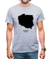 Poland Silhouette Mens T-Shirt