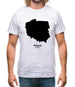Poland Silhouette Mens T-Shirt