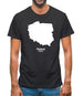 Poland Silhouette Mens T-Shirt