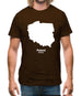 Poland Silhouette Mens T-Shirt