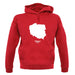 Poland Silhouette unisex hoodie