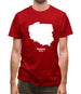 Poland Silhouette Mens T-Shirt