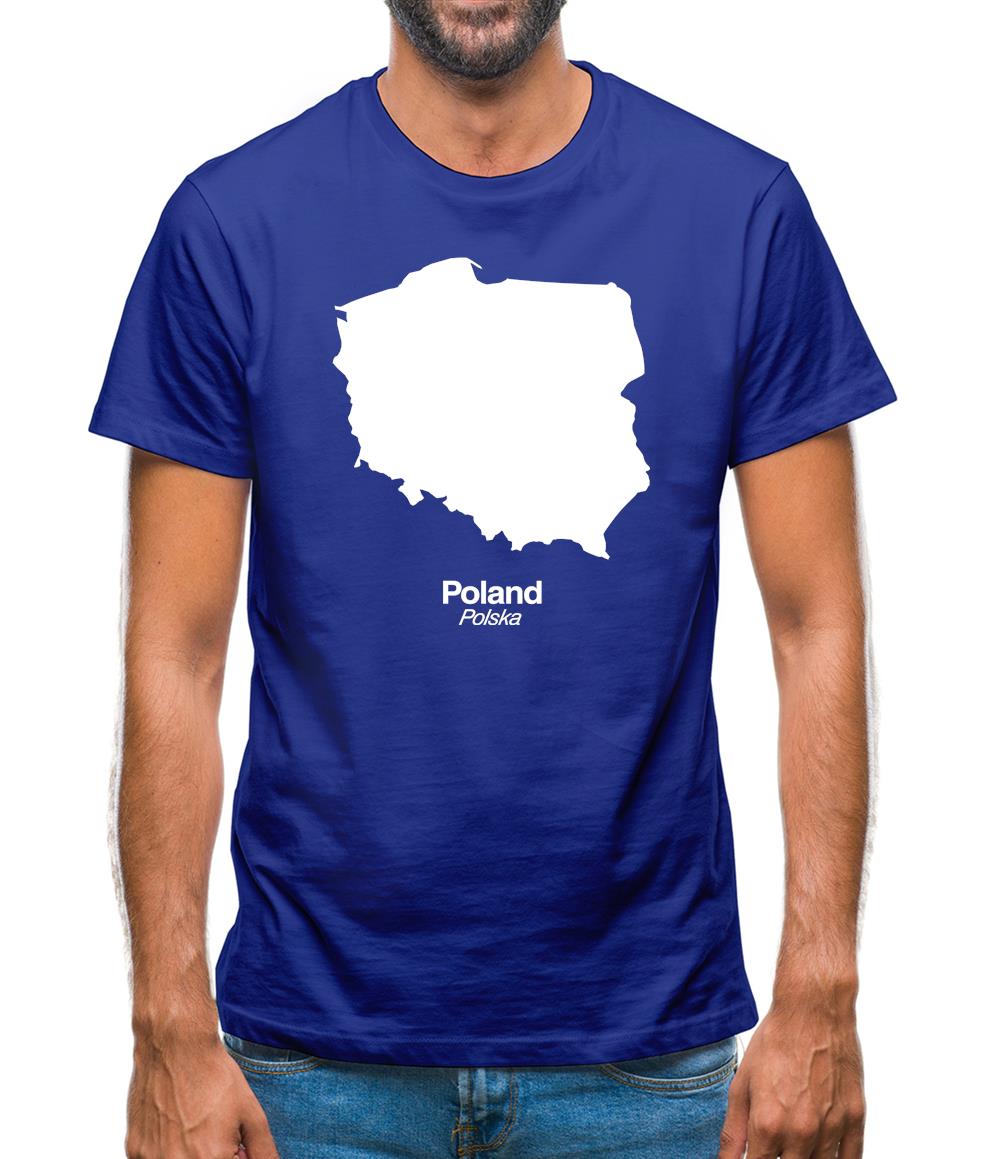 Poland Silhouette Mens T-Shirt