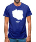 Poland Silhouette Mens T-Shirt