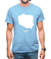 Poland Silhouette Mens T-Shirt