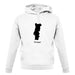 Portugal Silhouette unisex hoodie