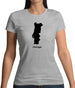 Portugal Silhouette Womens T-Shirt