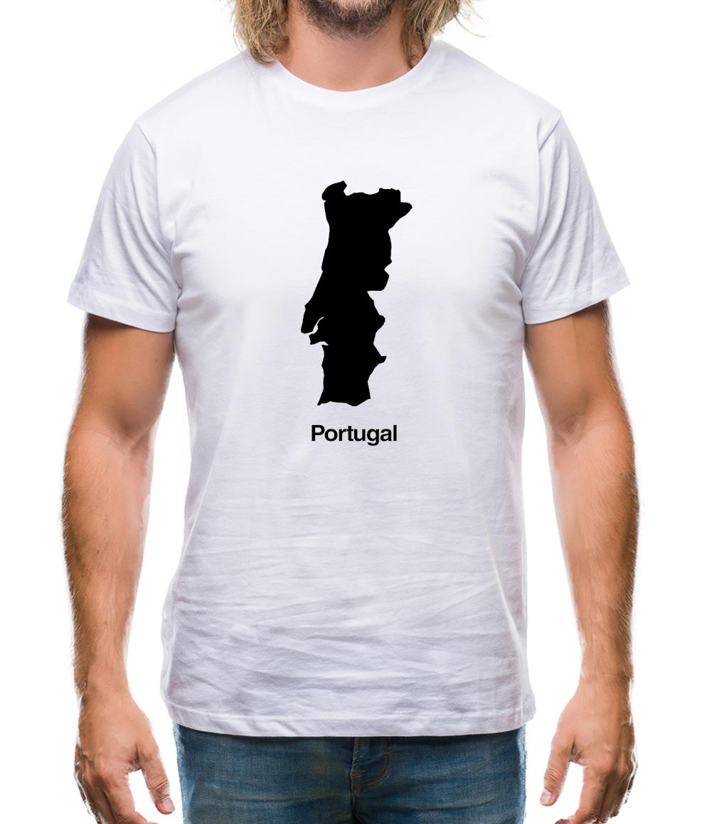 Portugal Silhouette Mens T-Shirt