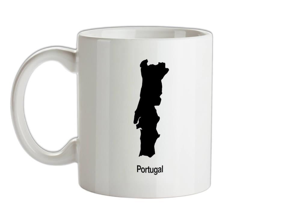 Portugal Silhouette Ceramic Mug