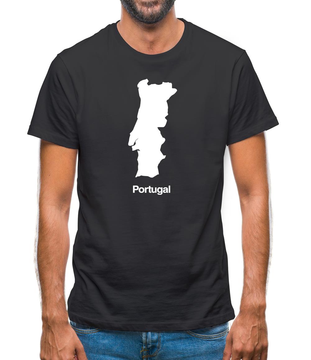 Portugal Silhouette Mens T-Shirt