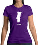 Portugal Silhouette Womens T-Shirt