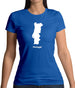 Portugal Silhouette Womens T-Shirt