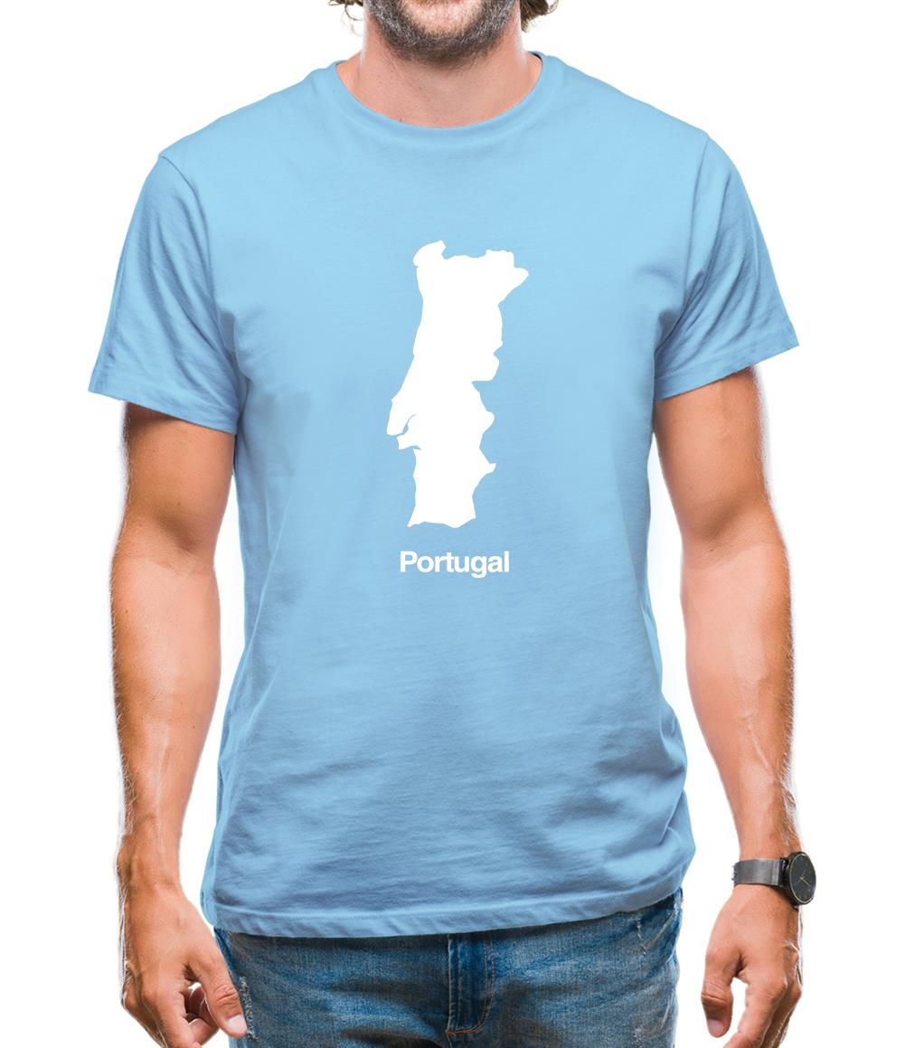 Portugal Silhouette Mens T-Shirt