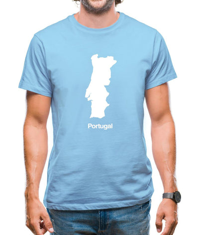 Portugal Silhouette Mens T-Shirt