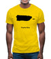 Puerto Rico Silhouette Mens T-Shirt