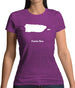Puerto Rico Silhouette Womens T-Shirt