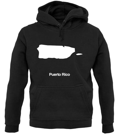 Puerto Rico Silhouette unisex hoodie