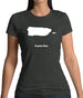 Puerto Rico Silhouette Womens T-Shirt